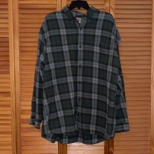 Mens Duluth Plaid Flannel Long Sleeve Shirt
